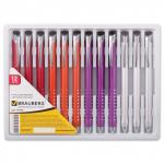 Ручка бизнес-класса шариковая BRAUBERG Modern, корпус ассорти, узел 1мм, линия 0,7мм, синяя, 141428