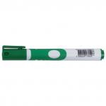 Маркер для доски BRAUBERG SOFT, ЗЕЛЕНЫЙ, резиновая вставка, круглый наконечник 5 мм, 151251
