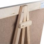 Доска для мела на треноге (42х45 см), с мелком и губкой, черная, ПИФАГОР, 235499