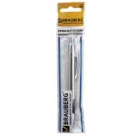 Ручка бизнес-класса шариковая BRAUBERG Minister,корп.ассорти,резин.встав, 1мм,лин.0,7мм,синяя,141437