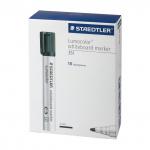 Маркер для доски STAEDTLER (Германия) "Lumocolor", ЗЕЛЕНЫЙ, круглый наконечник, 2мм, 351-5