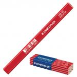 Карандаш столярный STAEDTLER (Германия), 1 шт., 2H, грифель 5х2мм, длина 175мм,корпус красный,148 40