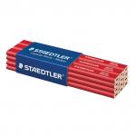 Карандаш столярный STAEDTLER (Германия), 1 шт., 2H, грифель 5х2мм, длина 175мм,корпус красный,148 40