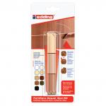 Воск для ремонта мебели EDDING 8901 НАБОР 3шт.,БУК-КЛЕН(3 оттенка), шпатель, E-8901/3-B/611