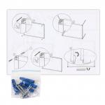 Доска для мела магнитная (90х120см), зеленая, , РОССИЯ, BRAUBERG, 231706