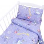 Постельное белье в детскую кроватку 10943/1 Балерина поплин с простыней на резинке