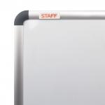 Доска магнитно-маркерная (60х90 см), алюминиевая рамка, , STAFF, 235462