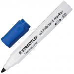 Маркер для доски STAEDTLER (Германия) "Lumocolor", СИНИЙ, круглый наконечник, 2мм, 351-3