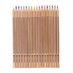 Карандаши цветные BRAUBERG "Цветы", НАБОР 18 цв., трехгранные, лакированное дерево, 181289