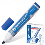 Маркер для доски BRAUBERG "Neo", СИНИЙ, с клипом, круглый наконечник 5 мм, 150488