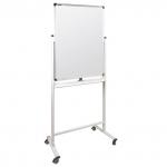 Доска магнитно-маркерная НА СТЕНДЕ (60х90 см), 2-сторонняя, , BRAUBERG PREMIUM,236850