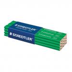Карандаш столярный STAEDTLER (Германия), 1 шт., 6H, грифель 5х2мм, длина 175мм,корпус зеленый,148 50