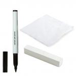 Доска двусторонняя для мела и магн-марк (41х46см), настенная, деревянная рамка, №2, 10 КОР,00894