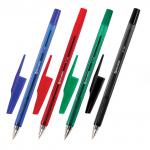 Ручки шариковые BRAUBERG НАБОР 4шт., АССОРТИ, Black Jack, 0,7мм, линия 0,35мм, 141290