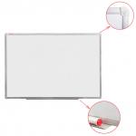 Доска магнитно-маркерная (60х90 см), алюминиевая рамка, , РОССИЯ, ОФИСМАГ, 236446