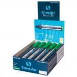 Маркер для доски и флипчарта SCHNEIDER (Германия) Maxx 290, ЗЕЛЕНЫЙ, круглый, 2-3 мм, 129004