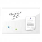 Доска магнитно-маркерная стеклянная (40х60см), 3 магнита, БЕЛАЯ, BRAUBERG, 236744