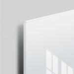 Доска магнитно-маркерная стеклянная (40х60см), 3 магнита, БЕЛАЯ, BRAUBERG, 236744