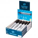 Маркер для доски и флипчарта SCHNEIDER (Германия) Maxx 290, ЧЕРНЫЙ, круглый, 2-3 мм, 129001