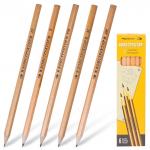 Карандаши чернографитные КРАСИН НАБОР 6 шт., "Конструктор", 2Т-2М, без резинки, заточ., С-357