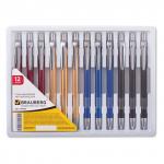 Ручка бизнес-класса шариковая BRAUBERG Nice, корпус ассорти, узел 1мм, линия 0,7мм, синяя, 141422