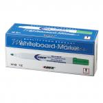 Маркер для доски LACO (ЛАКО, Германия), ЗЕЛЕНЫЙ, круглый наконечник, 3мм, WB12