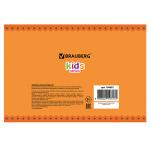 Альбом д/рис. А4  8л., скоба, обложка картон, BRAUBERG, 200х283мм, Веселые клоуны, 104852