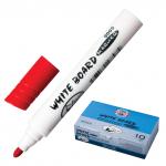 Маркер для доски KOH-I-NOOR, КРАСНЫЙ, круглый наконечник, 2,5мм, 7790050801KSRU