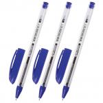 *Ручки шариковые масляные BRAUBERG НАБОР 3шт., СИНИЕ, Rite-Oil, узел 0,7мм, линия 0,35мм,142152