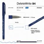 Ручка стираемая гелевая BRUNO VISCONTI, Велосипеды, СИНЯЯ, корп.ассорти, 0,5мм, линия 0,4мм, 20-0230