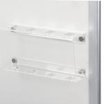 Держатель магнитный для 4 маркеров для доски (85х160 мм), прозрачный акрил, BRAUBERG, РОССИЯ, 235530