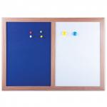 Доска комбинированная: магнитно-маркерная, текстильная д/объявлений А3 (342х484мм), BRAUBERG, 231995