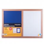 Доска комбинированная: магнитно-маркерная, текстильная д/объявлений А3 (342х484мм), BRAUBERG, 231995