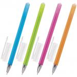 Ручка шариковая масляная BRAUBERG FRUITY ST, СИНЯЯ, корпус soft touch, 0,7мм, линия 0,35мм, OBP126