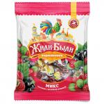 Конфеты карамель ЖИЛИ-БЫЛИ,леденцовая МИНИ,ассорти клюква/смородина/малина,200г,пакет, ш/к 20174