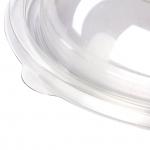 Крышки для одноразовых круглых контейнеров СпК-190 ДИ, комплект 75 шт., ПЭТ, контейнеры 605109, 605110