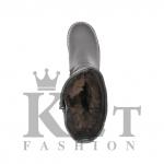 Монголки подростковые черные, войлочная подошва