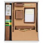 Набор настольный BESTAR "Charon" из массива дерева (бук), 7 предметов, цвет "орех", 236392