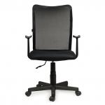 Кресло BRABIX "Spring MG-307", с подлокотниками, черное TW, 531406