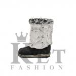 Детские унты,заяц, войлочная подошва