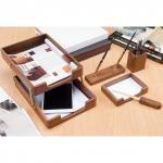 Набор настольный BESTAR "Hercules" из массива дерева (бук), 5 предметов, цвет "орех", 236395