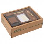 Набор настольный BESTAR "Hercules" из массива дерева (бук), 5 предметов, цвет "орех", 236395