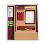 Набор настольный BESTAR "Charon" из массива дерева (бук), 7 предметов, цвет "красное дерево", 236393