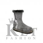 Сапожки подростковые, серые, войлочная подошва