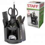 Канцелярский набор STAFF "Минидеск", 11 предметов, вращающаяся конструкция, 230742