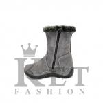 Сапожки подростковые, серые, литая подошва