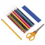 Канцелярский набор ПИФАГОР/STAFF "Школьный", 10 предметов, вращающаяся конструкция, 230834