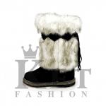 Женские унты, песец, велюр, войлочная подошва