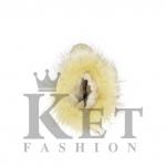 Детские унты, персик, литая подошва