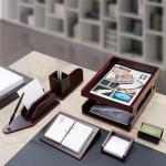 Набор настольный BESTAR "Nemesis" из дерева, 8 предметов, цвет "красное дерево", 236383